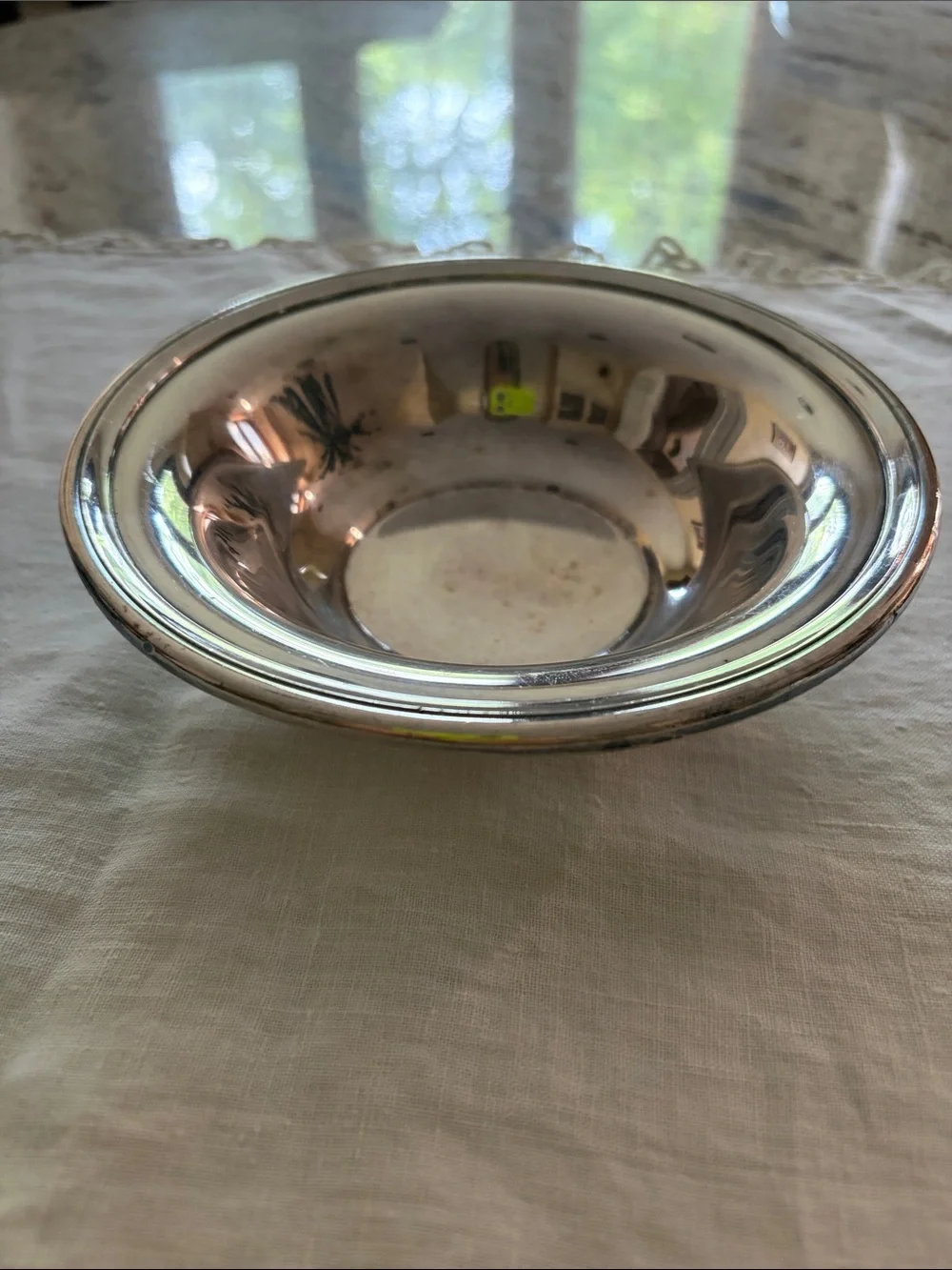 Polished Silver Plated Nut Bowl - Home Dining